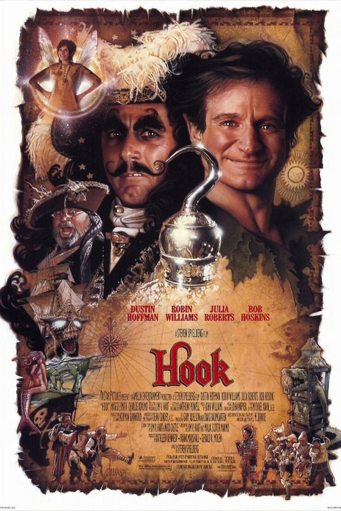 Poster for Stephen Spielberg's Hook, 1991