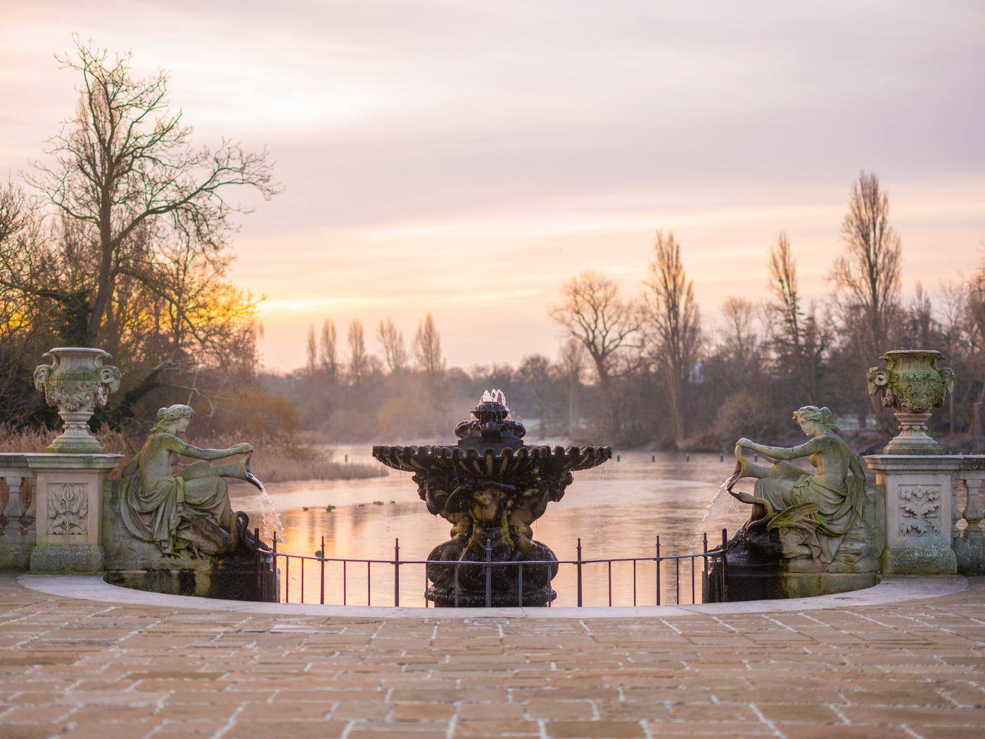 Italian Gardens in winter