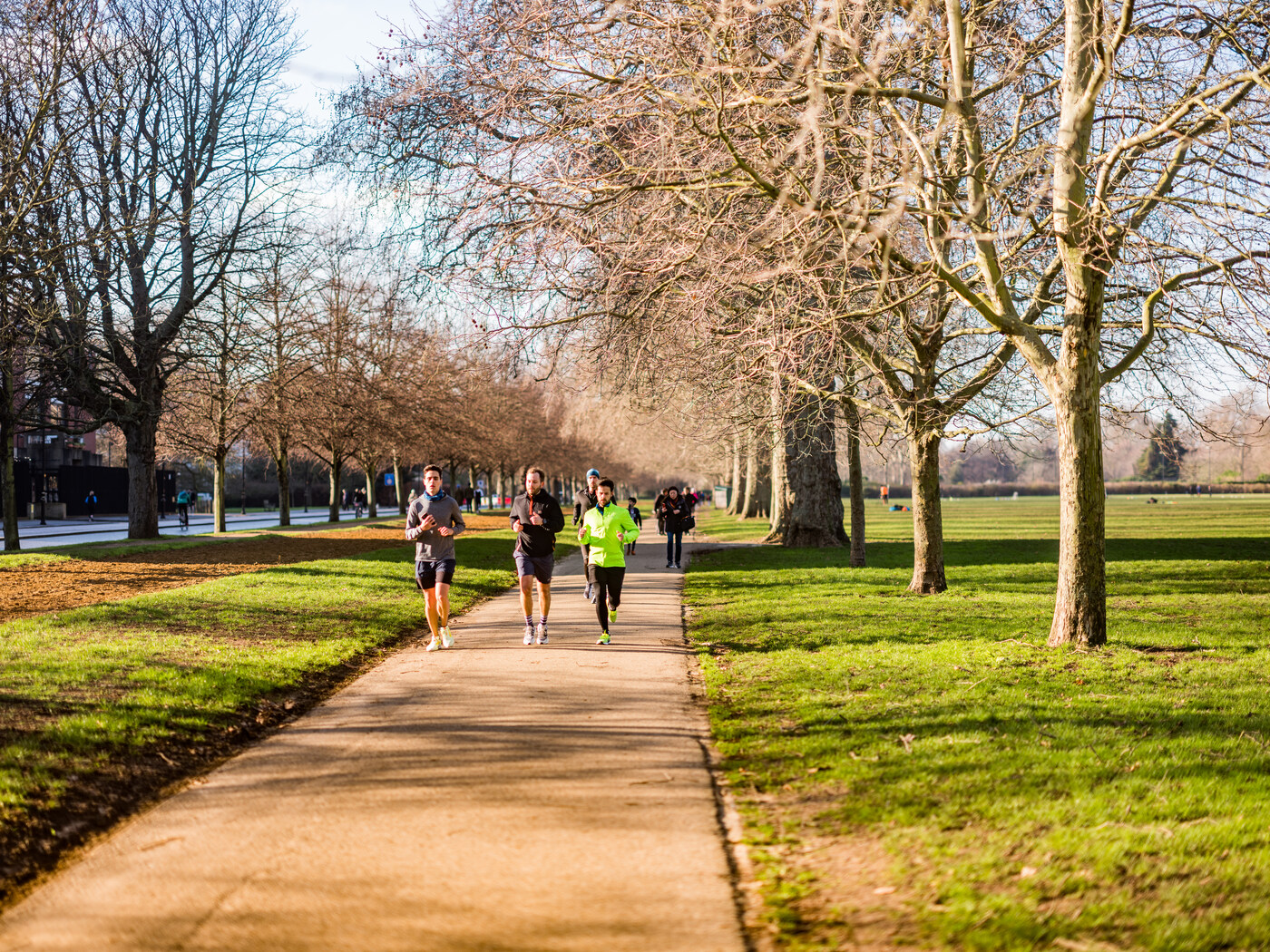 Runners in Hyde Park