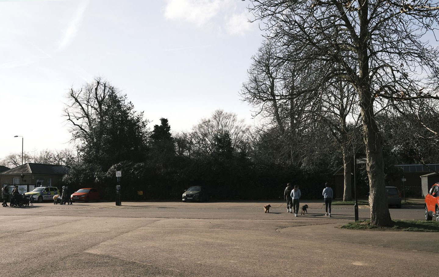 Car parking at Blackheath Gate in Greenwich Park