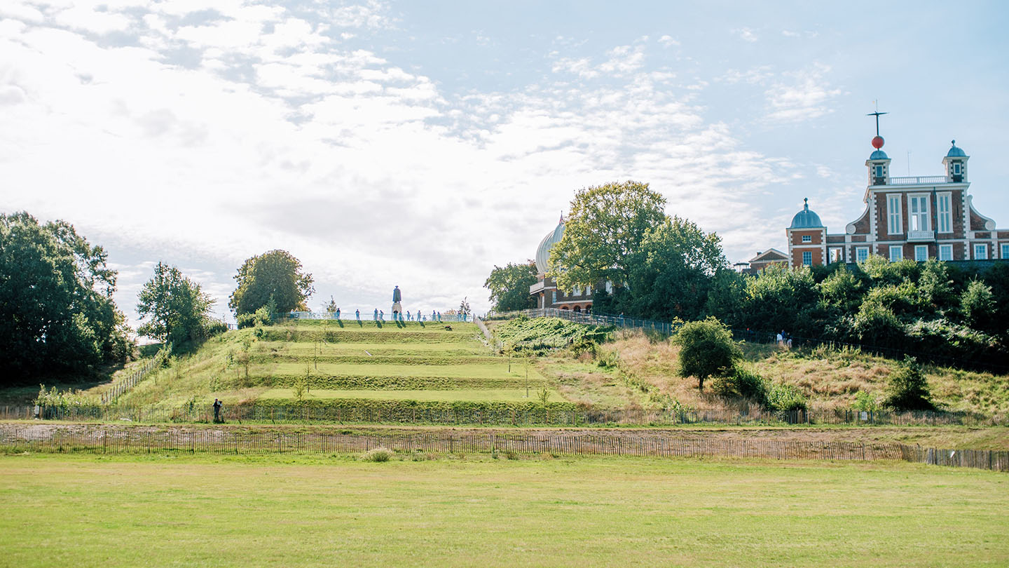 View towards the Greenwich Park's Grand Ascent