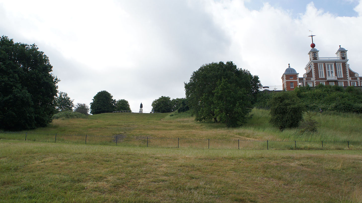 View towards the Greenwich Park's Grand Ascent