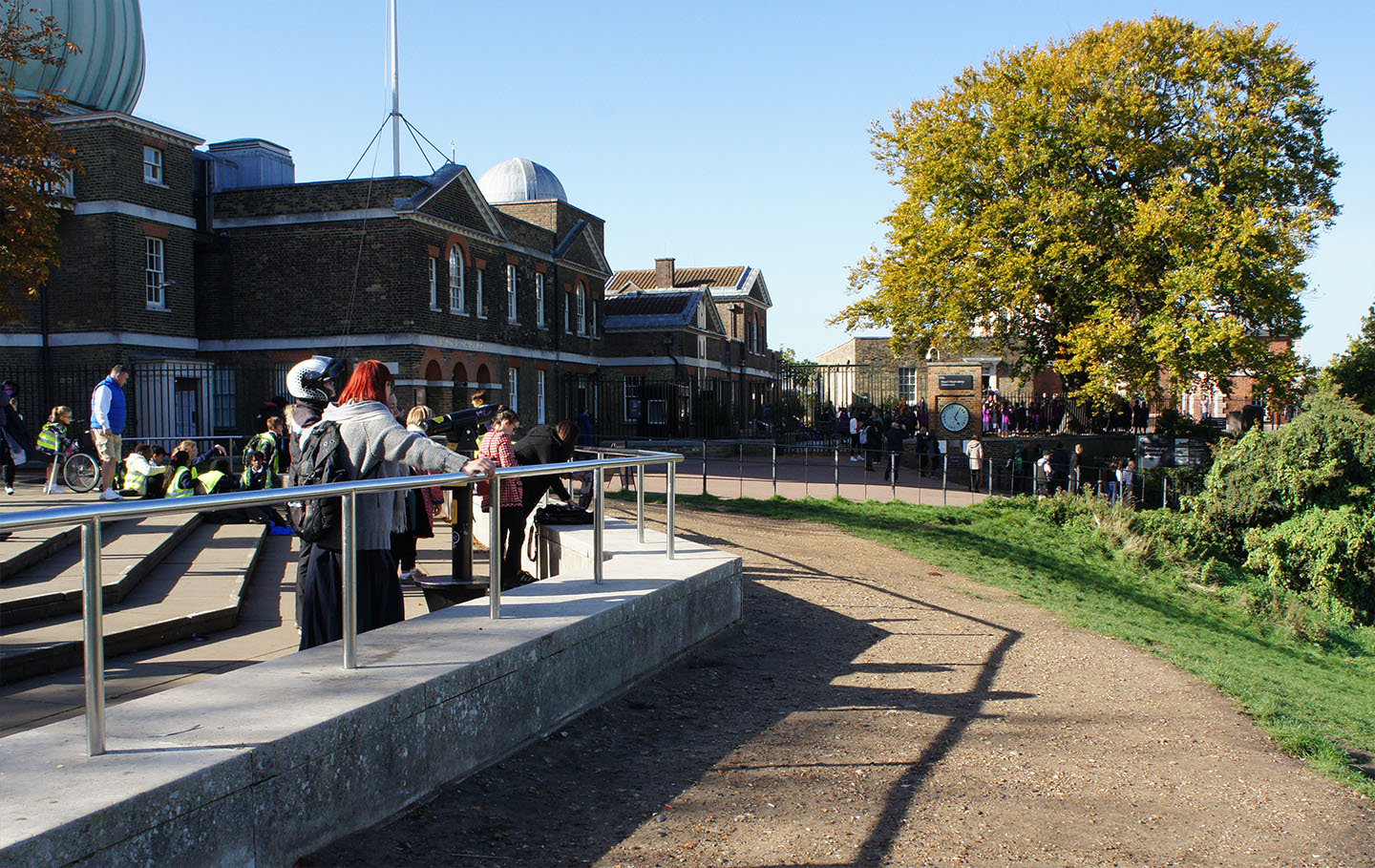 The viewpoint area before the improvement works