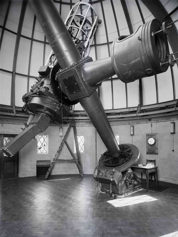 The Yapp Telescope inside the Yapp Done, 1935