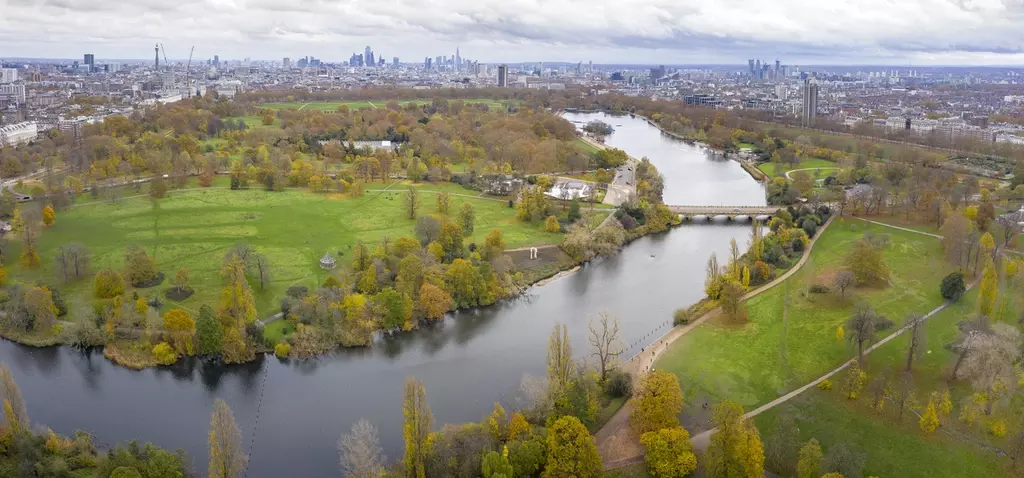 Hyde Park aerial view