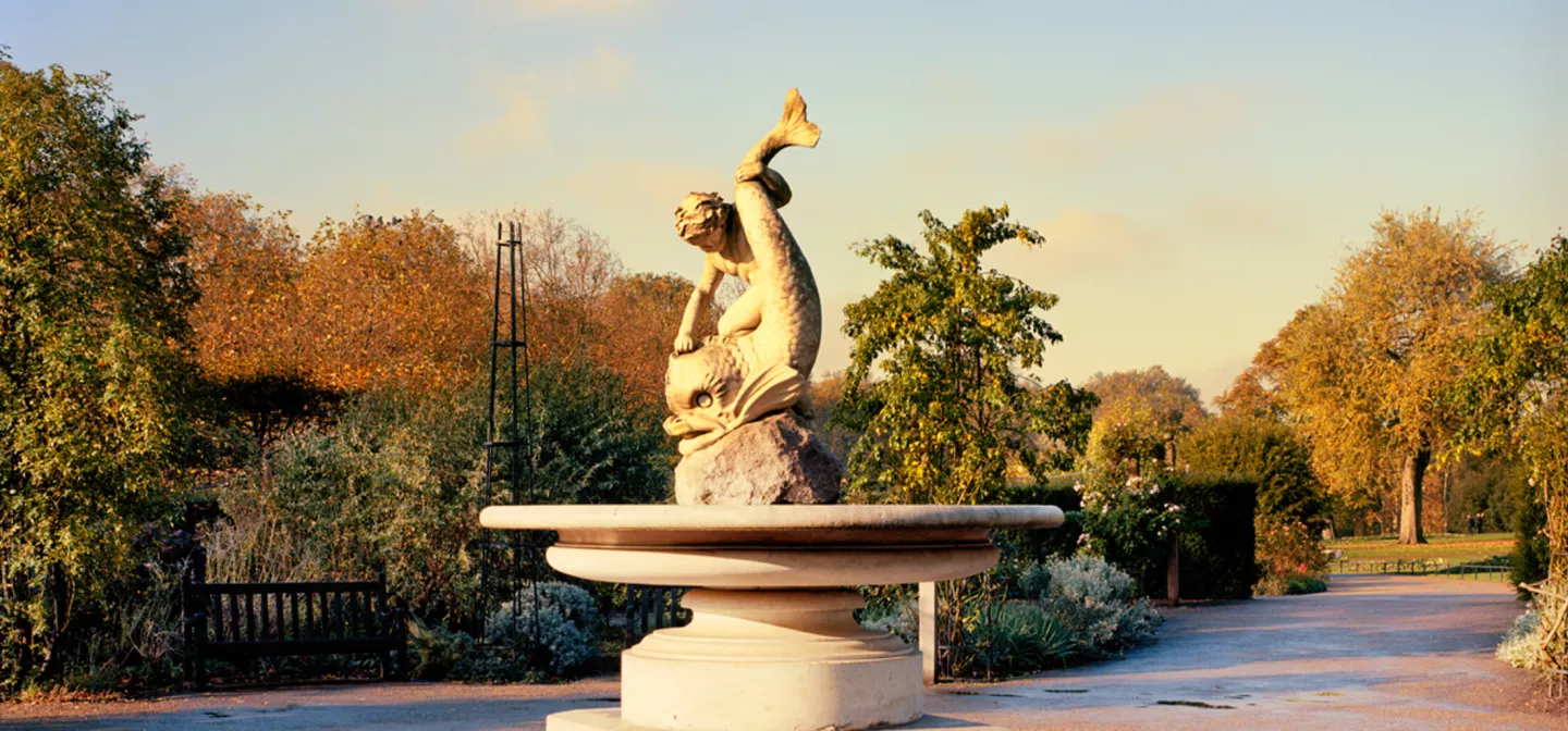 Boy & Dolphin fountain