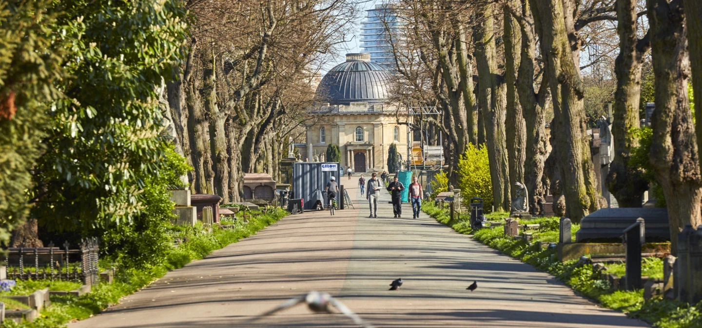 Brompton Cemetery Central Avenue