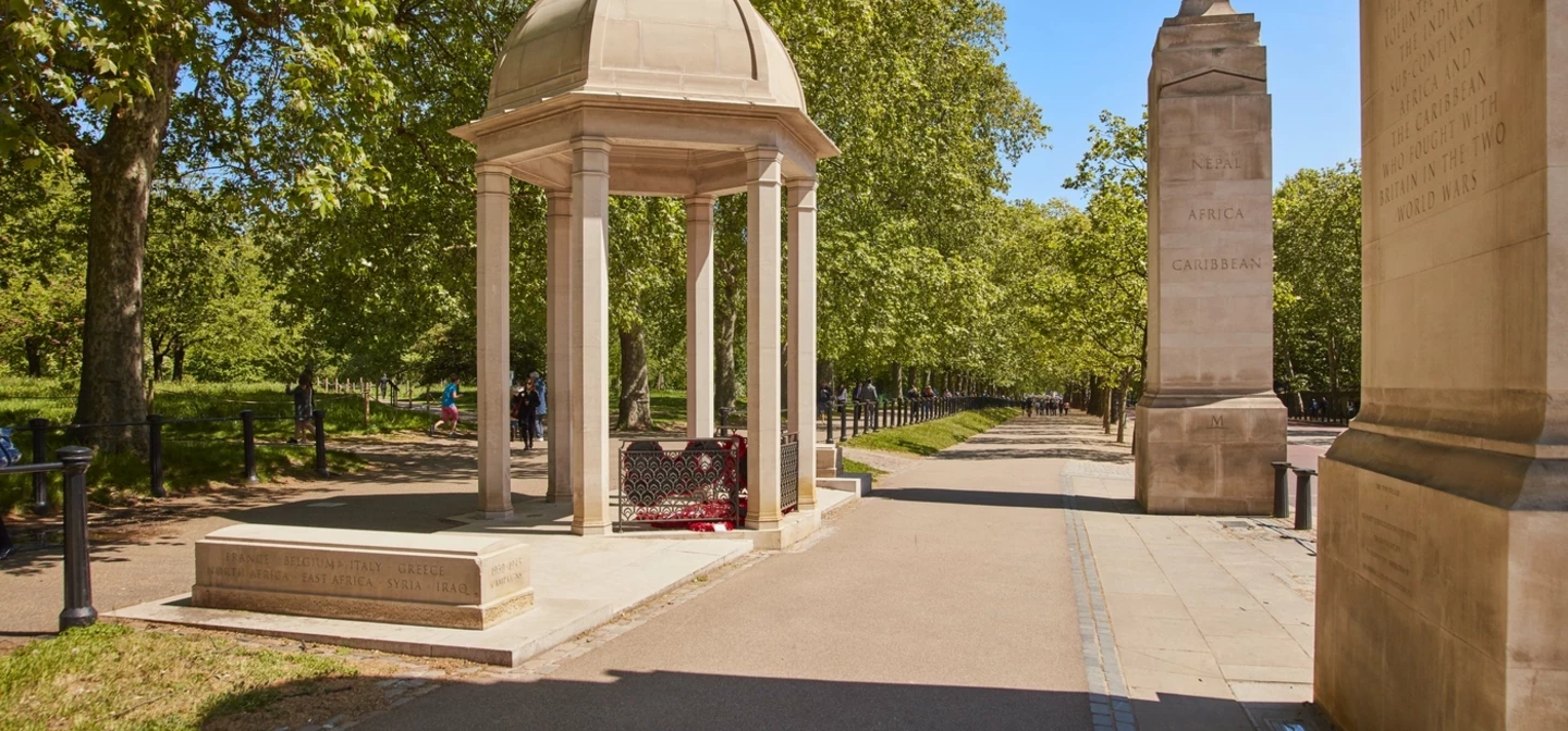 The Memorial Gates in The Green Park