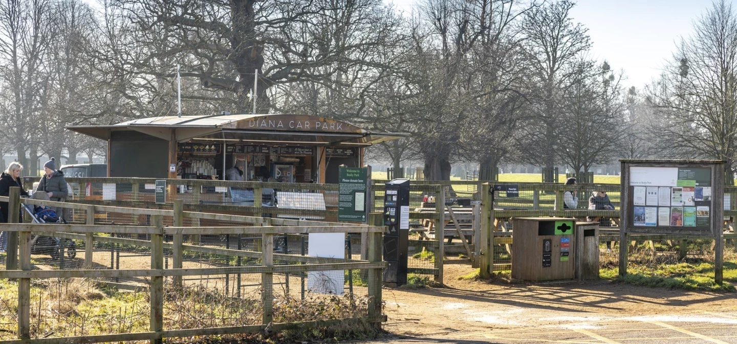 Diana car park kiosk