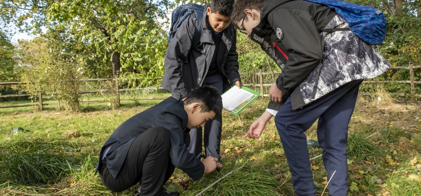 Secondary school students on the Green Futures workshop