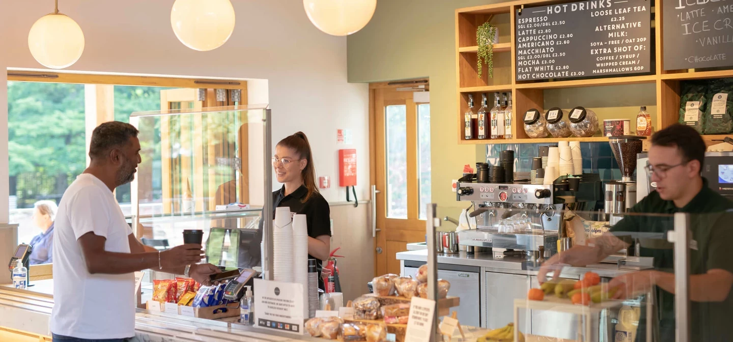 Staff inside Primrose Hill Café