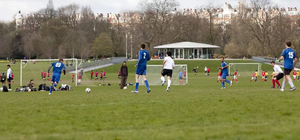 Football match by The Hub