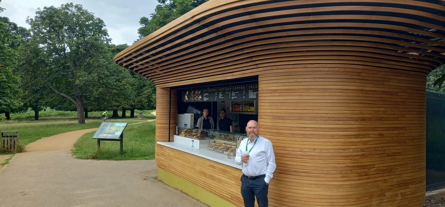 Pen Ponds kiosk