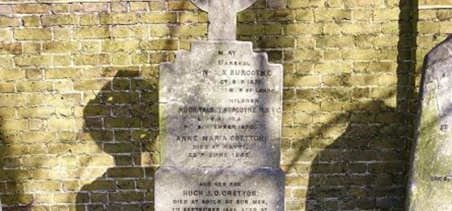 Hugh Burgoyne's grave