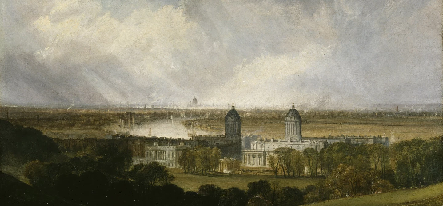 Painting of London from Greenwich Park by Joseph Mallord Turner, c.1809