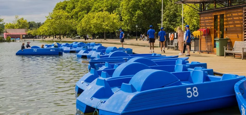 Boating in Hyde Park