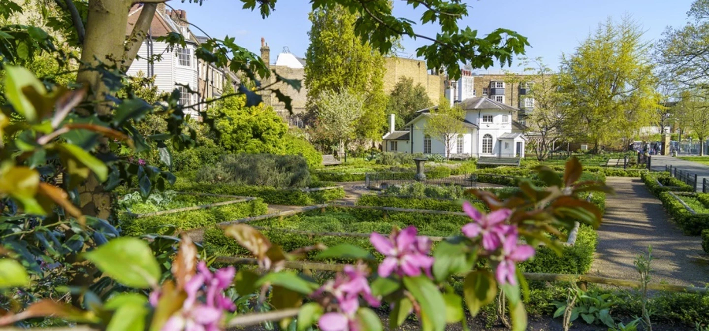 The Herb garden in spring