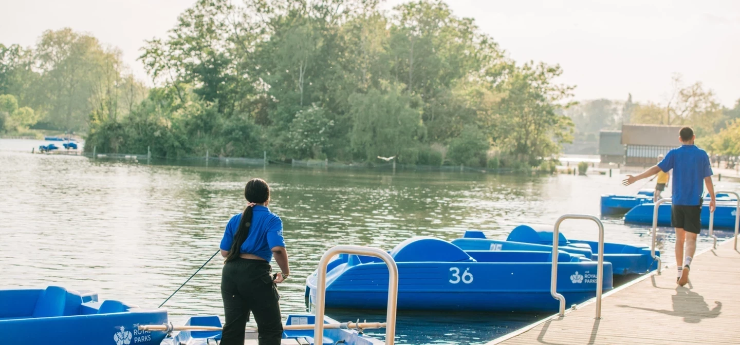 Boating on the Serpentine Lake in Hyde Park