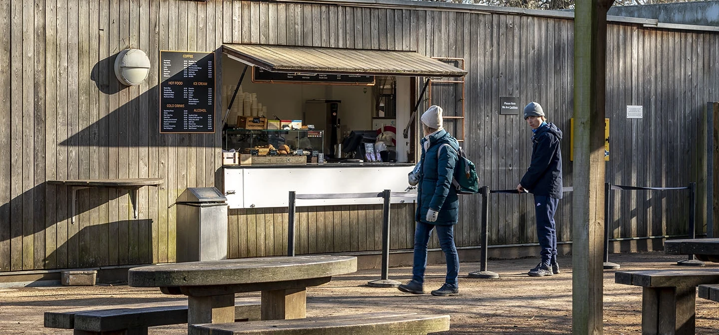 Pheasantry Café kiosk