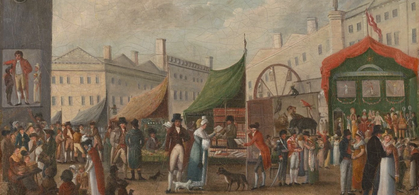 Attributed to Maria Spilsbury, Greenwich Fair, c. 1800