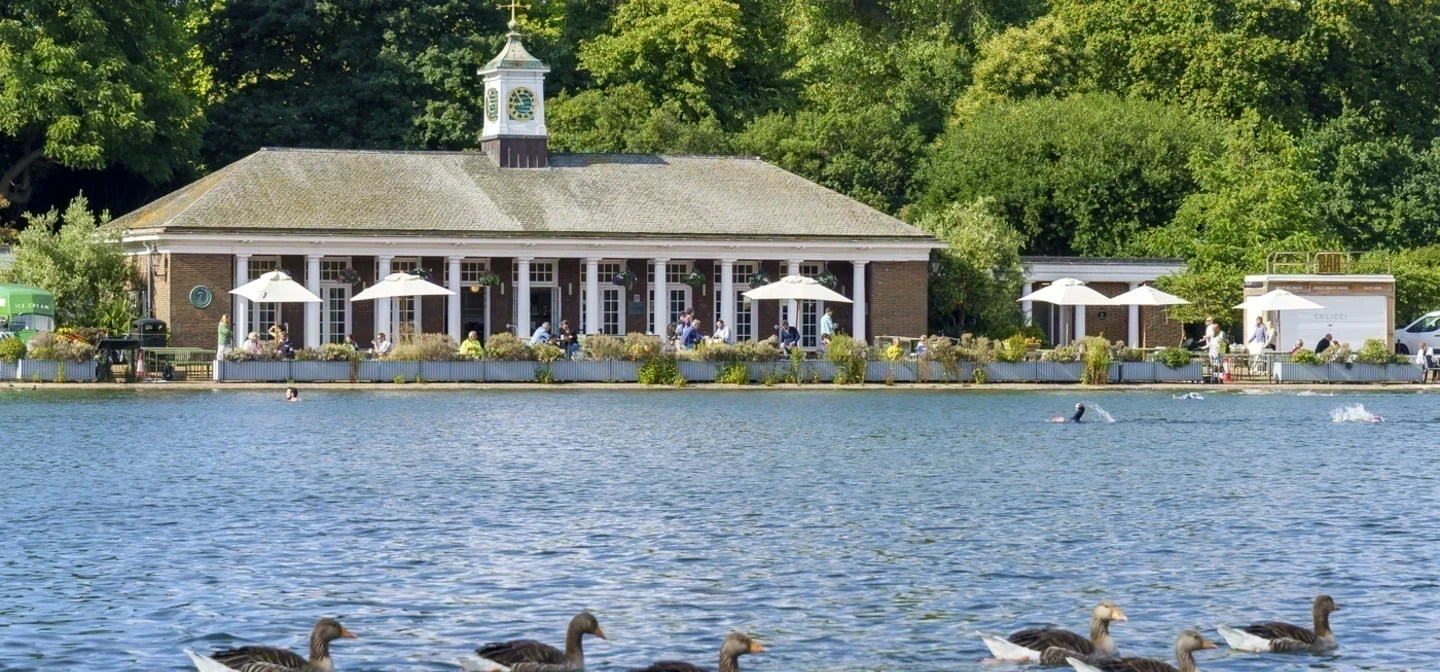 Serpentine lido summer