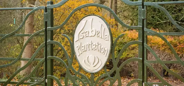 Isabella Plantation gate in Richmond Park