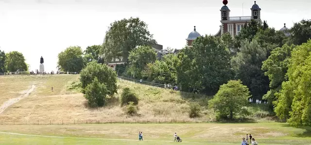 Landscape view towards The Royal Observatory