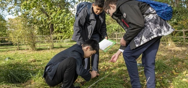 Secondary school students on the Green Futures workshop