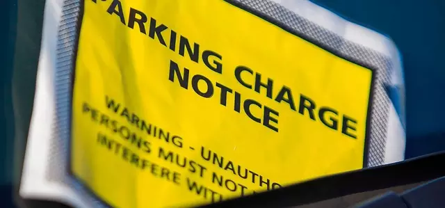 Parking ticket (Excess Charge Notice)