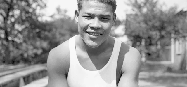 Boxer Joe Louis by Bettmann