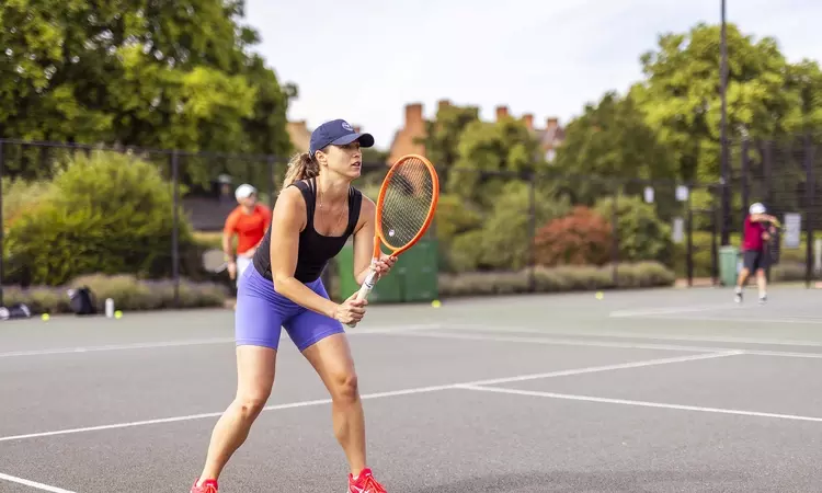 Tennis player at Park Sports Hyde Park