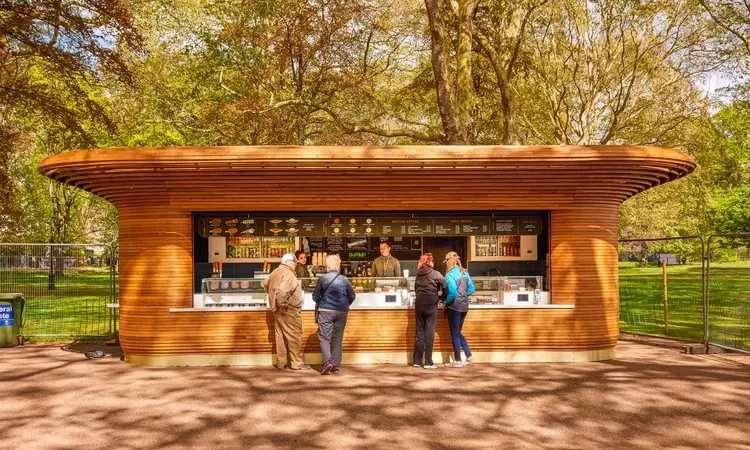 A Refreshment point in Hyde Park