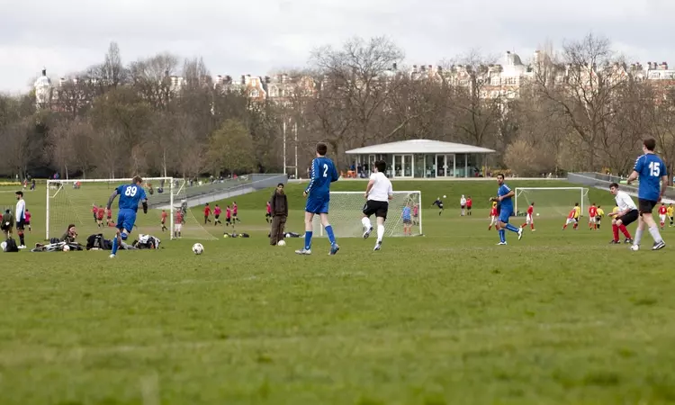 Football match by The Hub