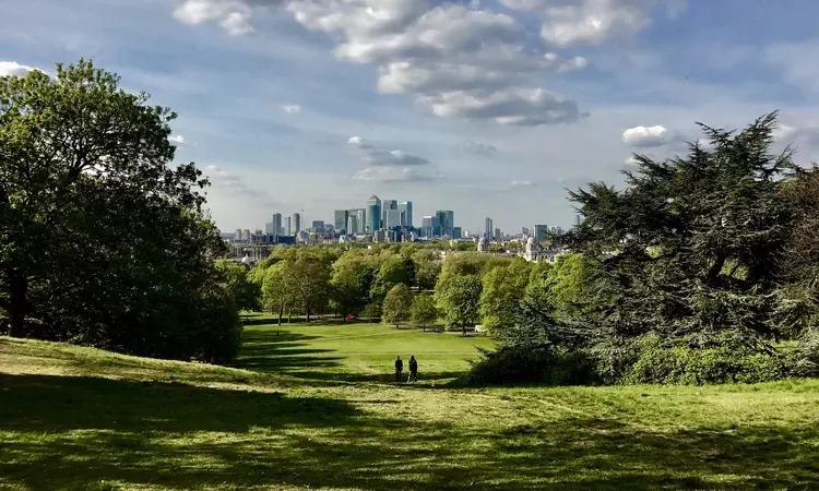 Greenwich Park view of the City of London
