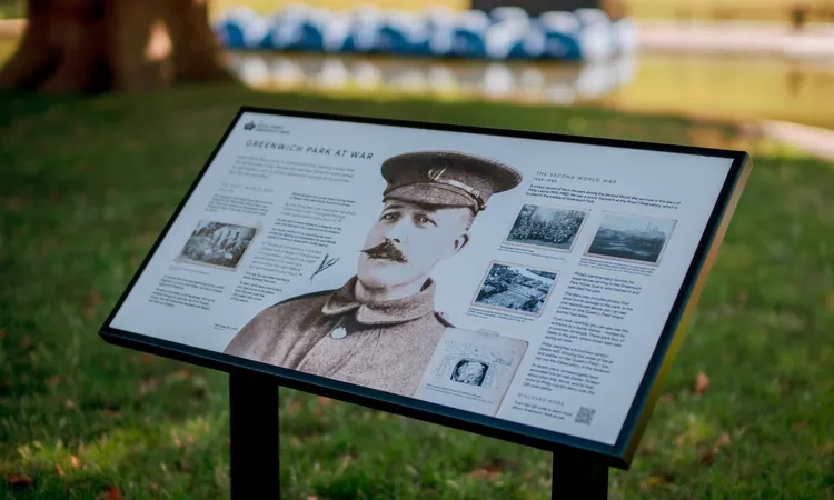 A new information board in Greenwich Park ensures that Hori Tribe’s story is remembered