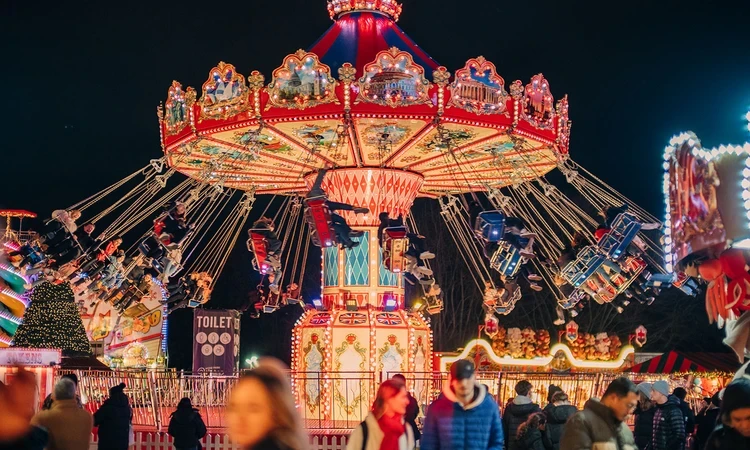 Traditional rides at Winter Wonderland