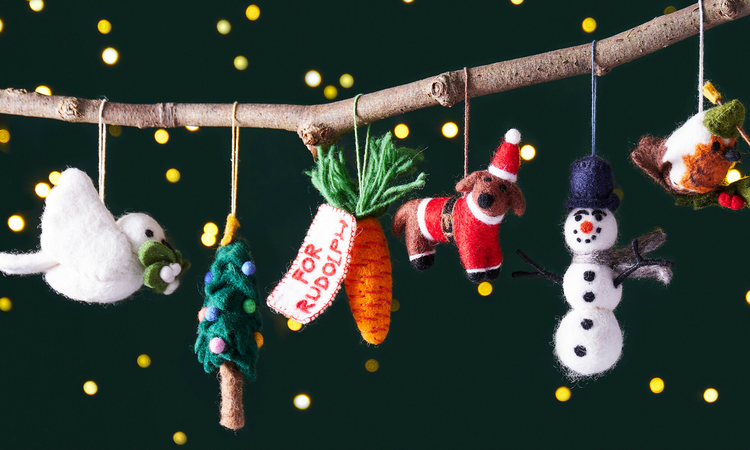 Festive hanging gifts