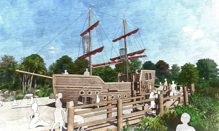 Diana memorial playground galleon renewal