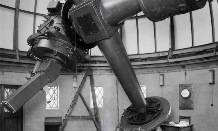 The Yapp Telescope inside the Yapp Done, 1935