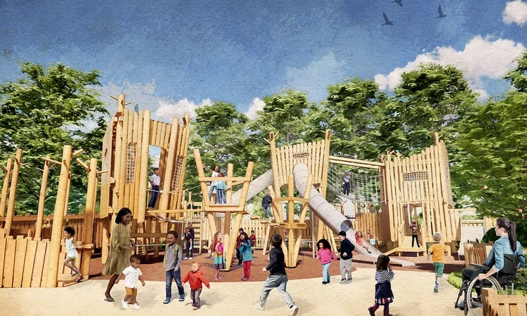 Concept art of the new treehouse