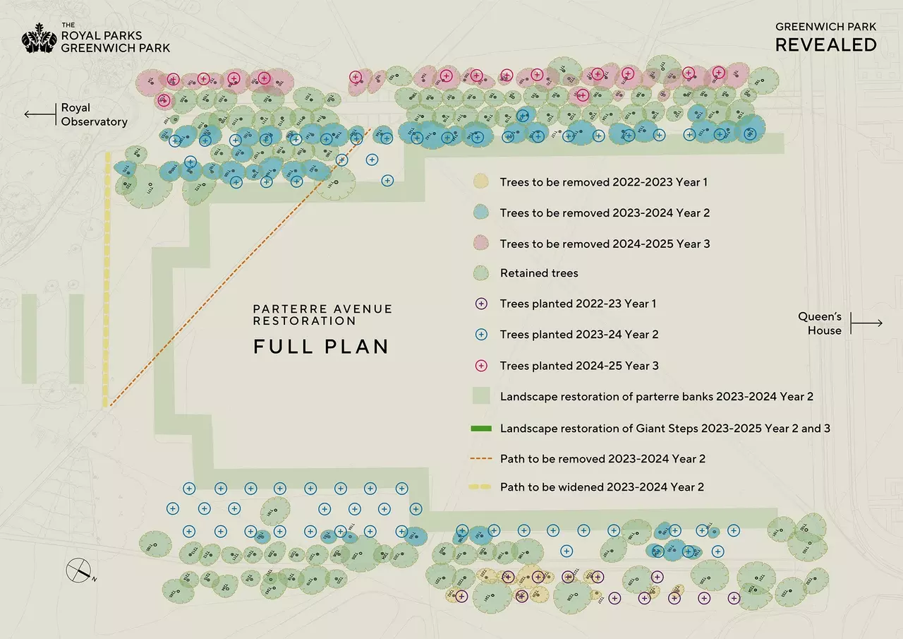 Greenwich Park The Royal Parks   Tree Diagrams Overview V8 Lowres P1 Full Plan .webp