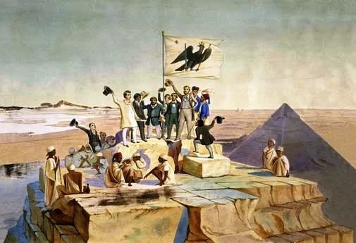 Joseph Bonomi, architect and artist, went on many expeditions to Egypt.