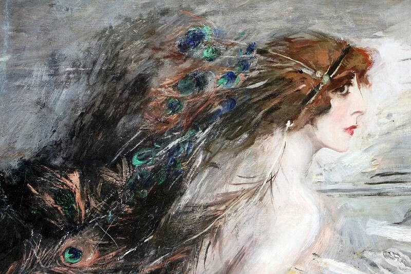 Luisa painted by Giovanni Boldini in about 1912