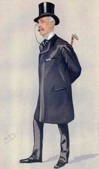 Squire Bancroft caricature