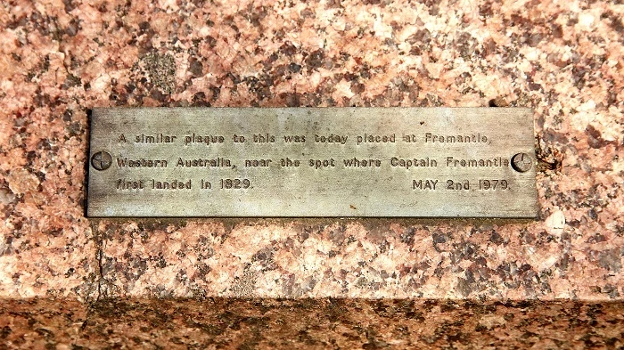 Admiral Sir Charles Fremantle grave detail