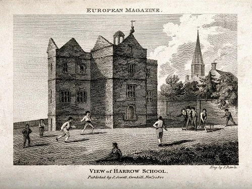 An illustration of Harrow School