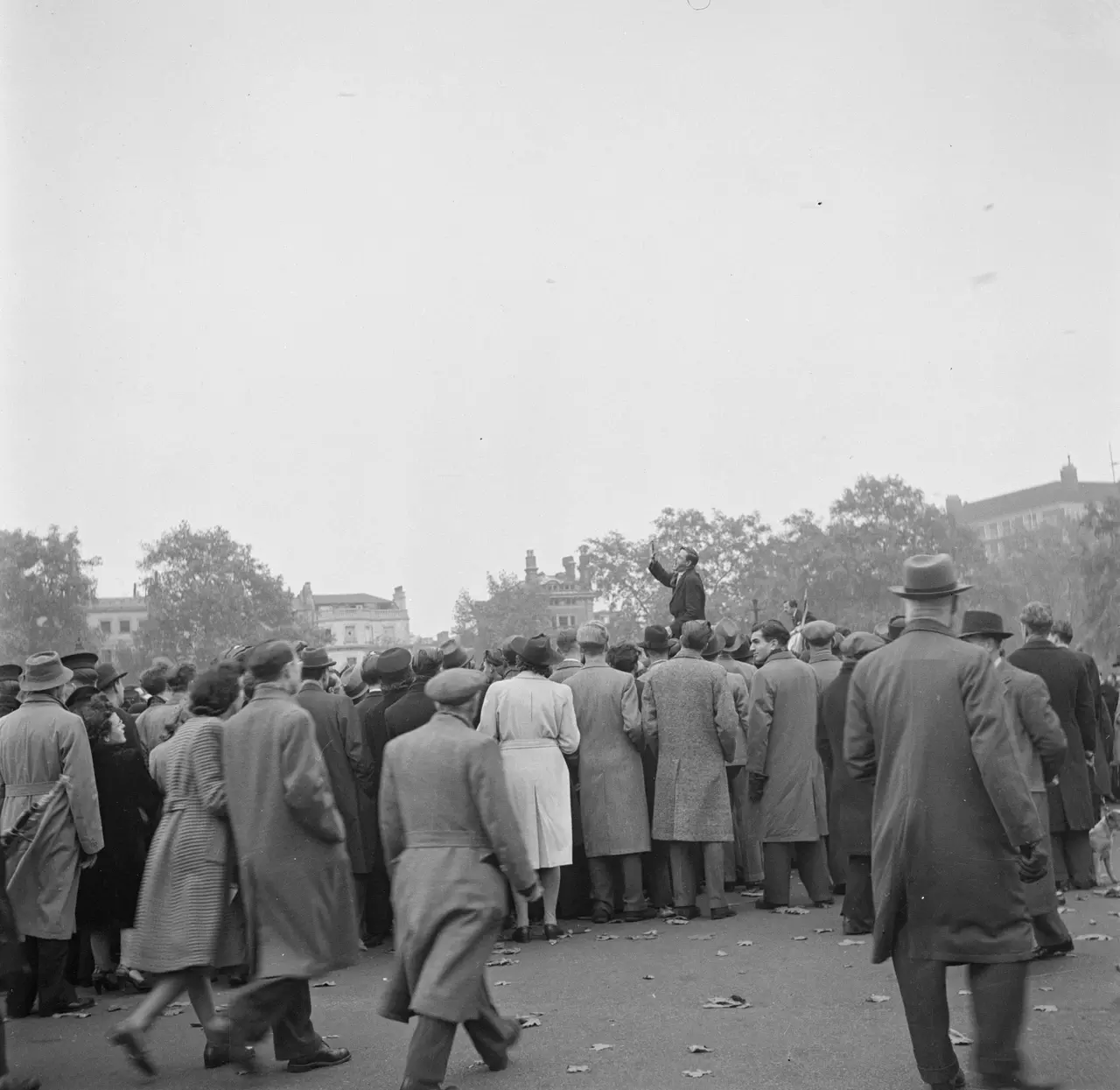 Speaker's Corner in Hyde Park, 1947