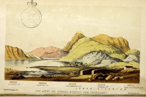 Sketch of the Assynt region in Scotland