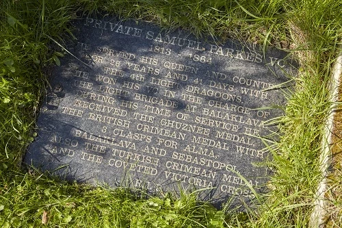 Samuel Parkes grave detail