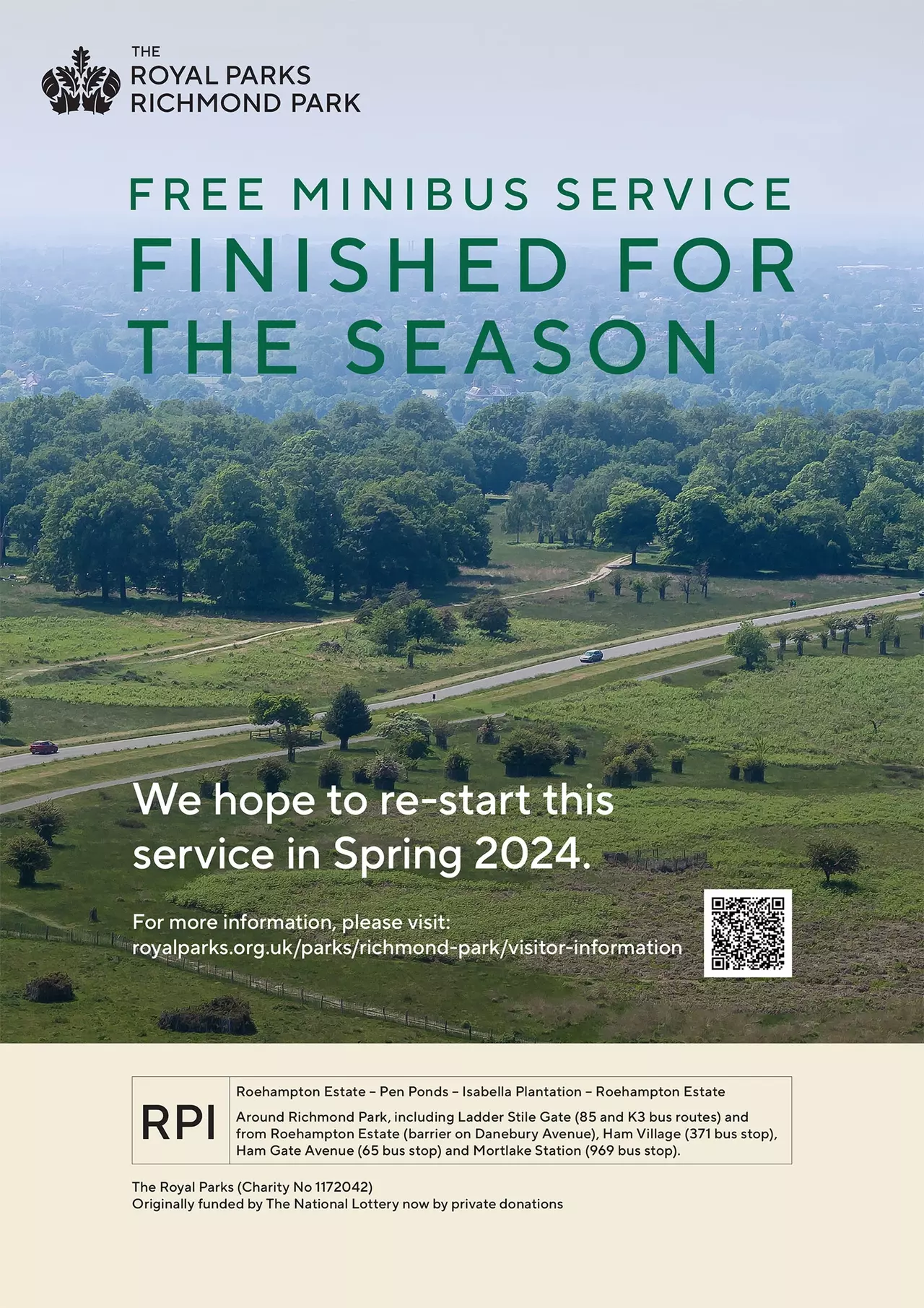 Richmond Minibus season end poster 2023